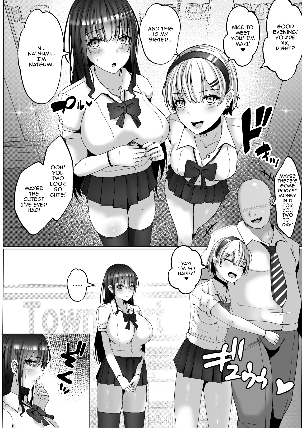 Hentai Manga Comic-Sugar Baby Sisters. Getting Along and Drowning in Pleasure Fucking Two Sisters at the Same Time-Read-4